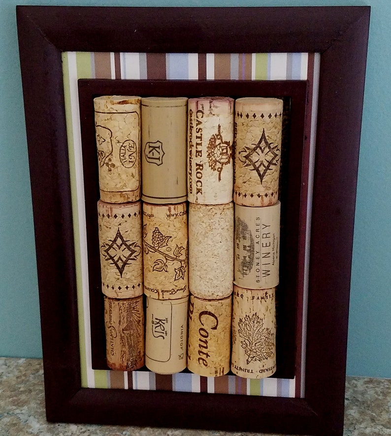 Wine Enthusiast Bar Accessories Home Decor Cork Board Trivet Etsy