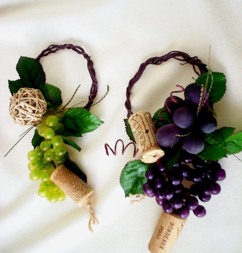 Wedding Centerpieces Vineyard Winery Decor Wine Bottle Topper Etsy