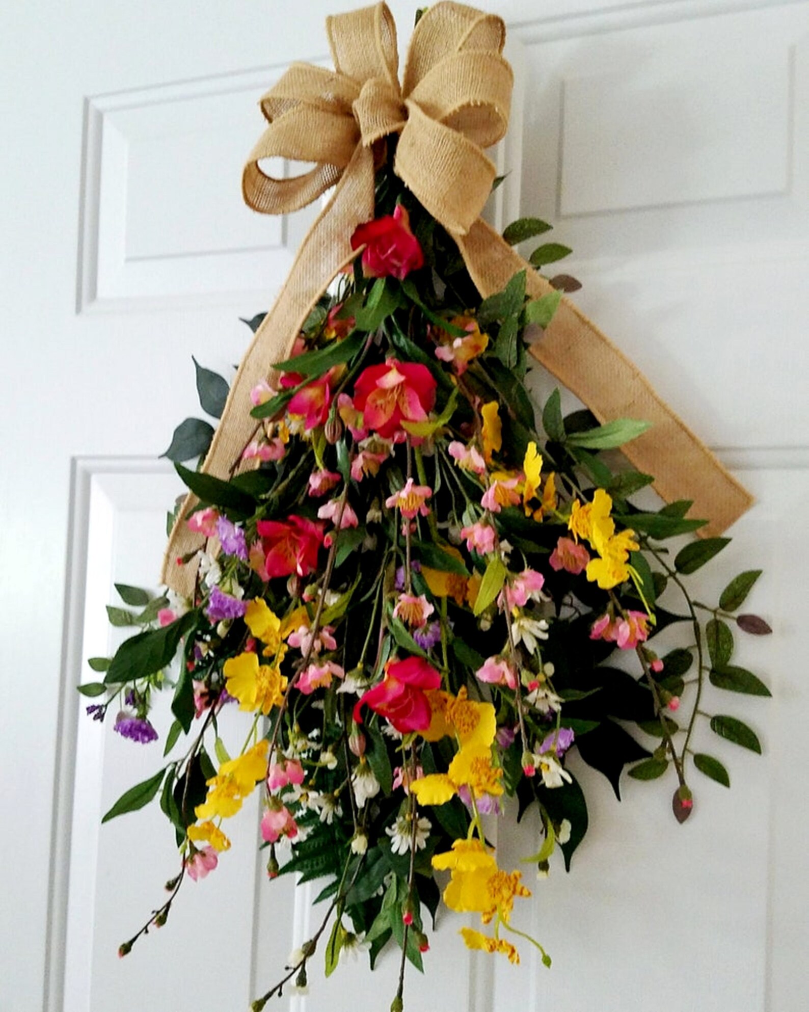 Silk Flower Spray Celebration of Life Memorial Flowers Etsy