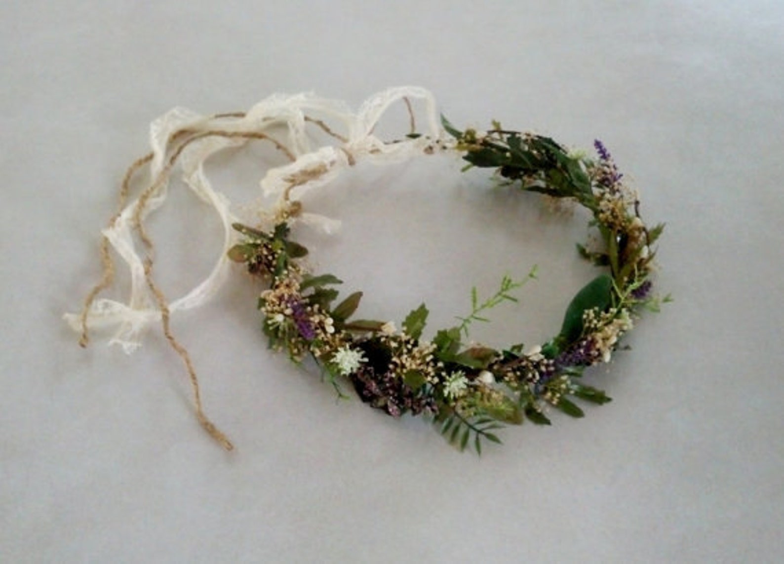 Bridal Greek Goddess Flower crown headpiece by Michele Etsy