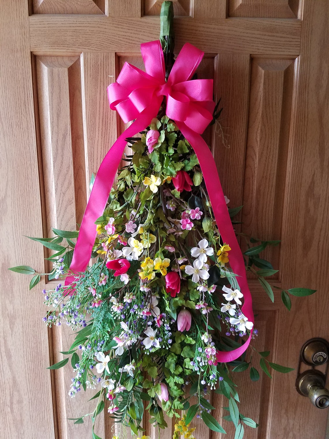 Silk Flower Spray Celebration of Life Memorial Flowers Etsy