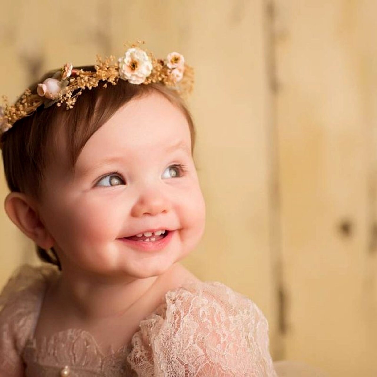 Baby Photo Prop Flower Crown Birthday Little Girl Mini Hair Etsy Singapore
