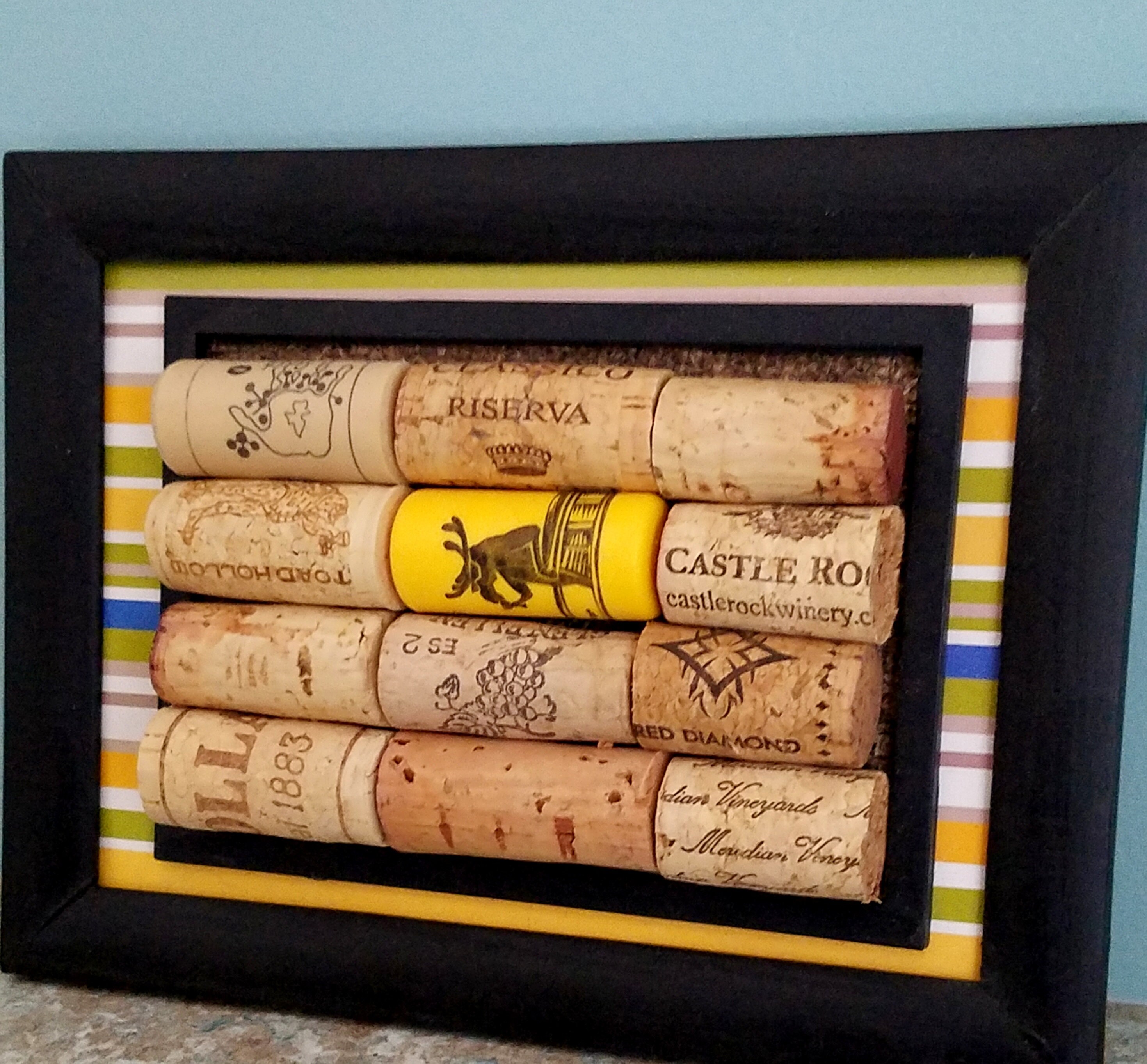 Wine Enthusiast Bar Accessories Home Decor Cork Board Trivet Etsy