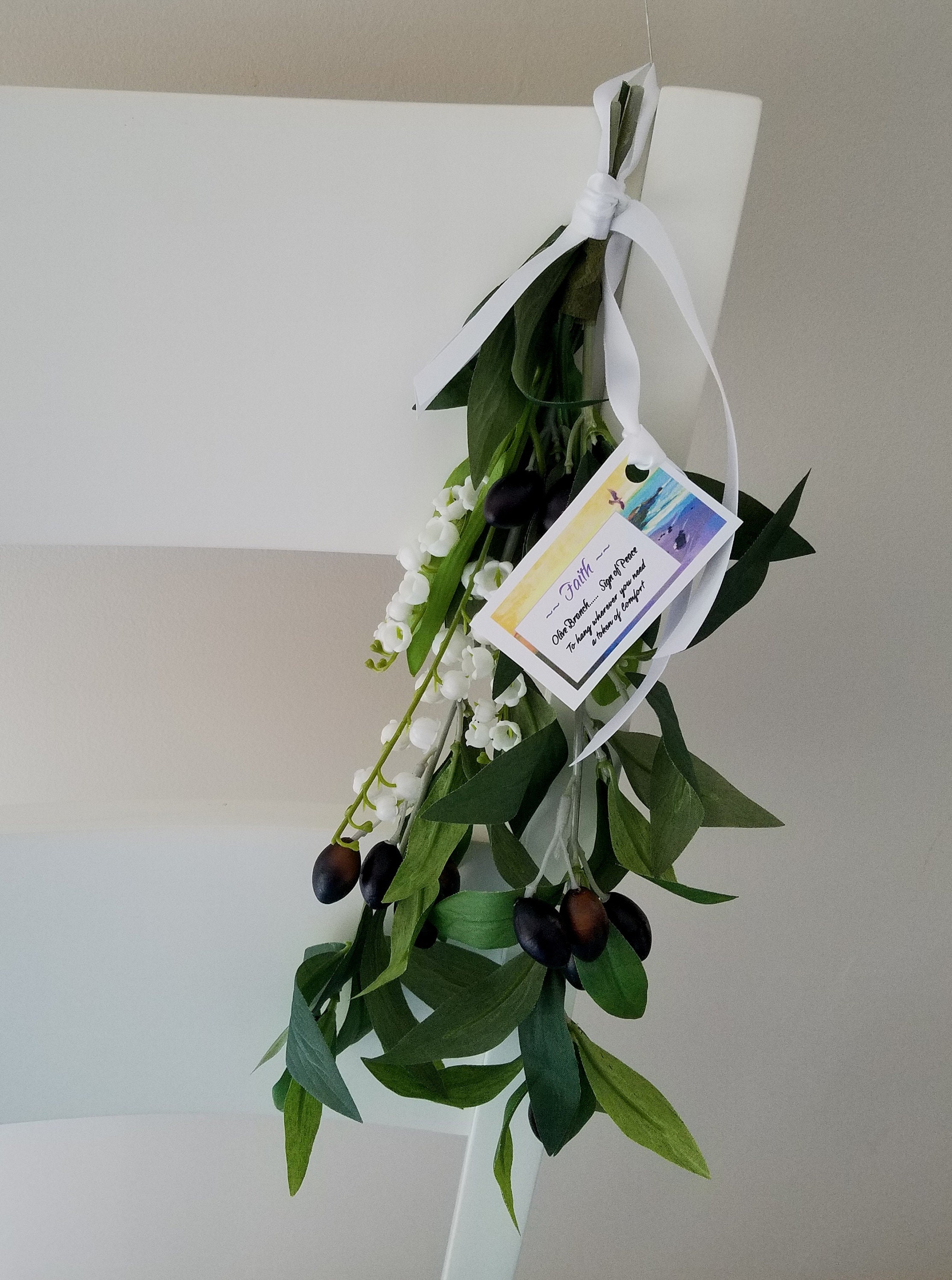 Peace Comfort Gift Olive Branch Swag Hope Inspiration Grief Etsy