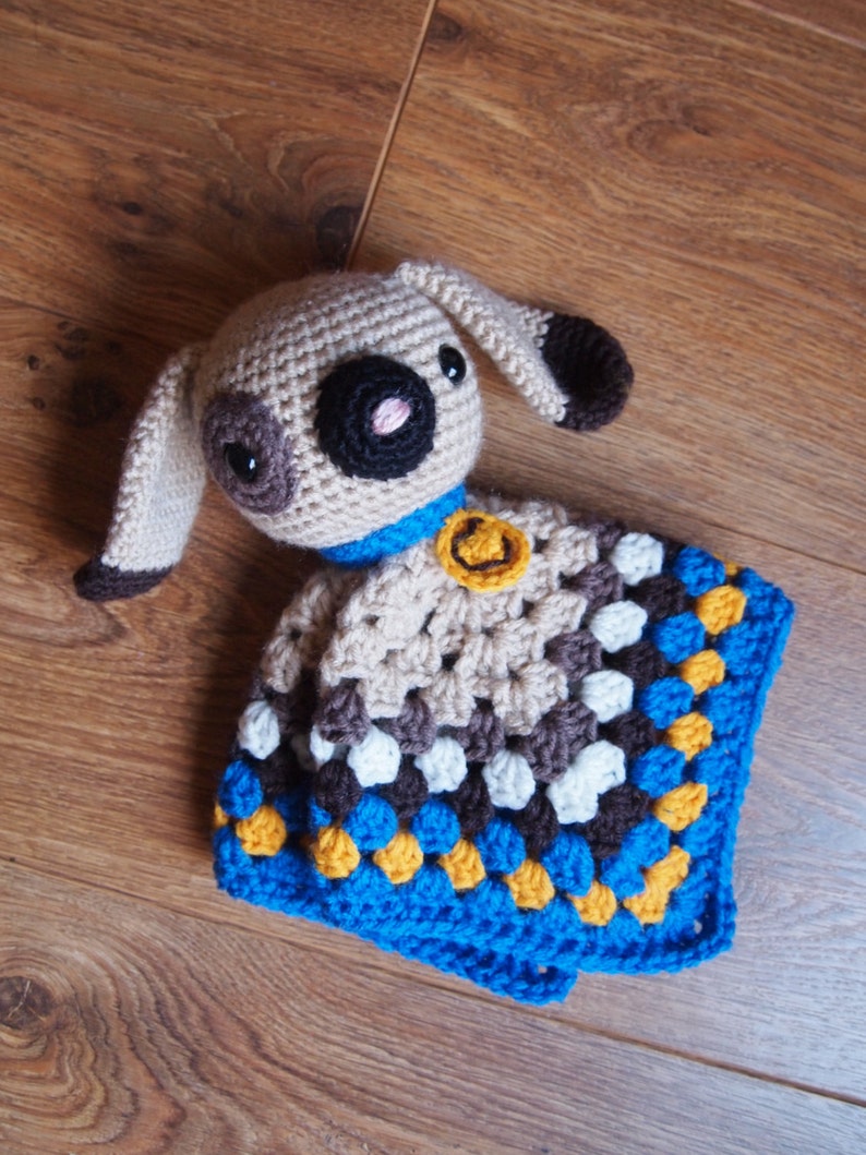 Amigurumi Puppy Dog Security Blanket Lovey PDF Crochet Pattern Etsy
