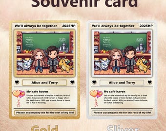 Tarjeta de San Valentín de anime: regalo personalizado para gamers