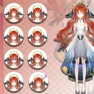 Vtuber Live2D Premade personnalisable | Modifiable et montage | Personnalisé