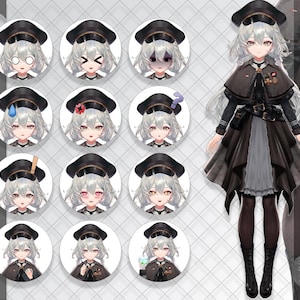 Premade Vtuber Live2D personnalisable | Modifiable et montage | Personnalisé