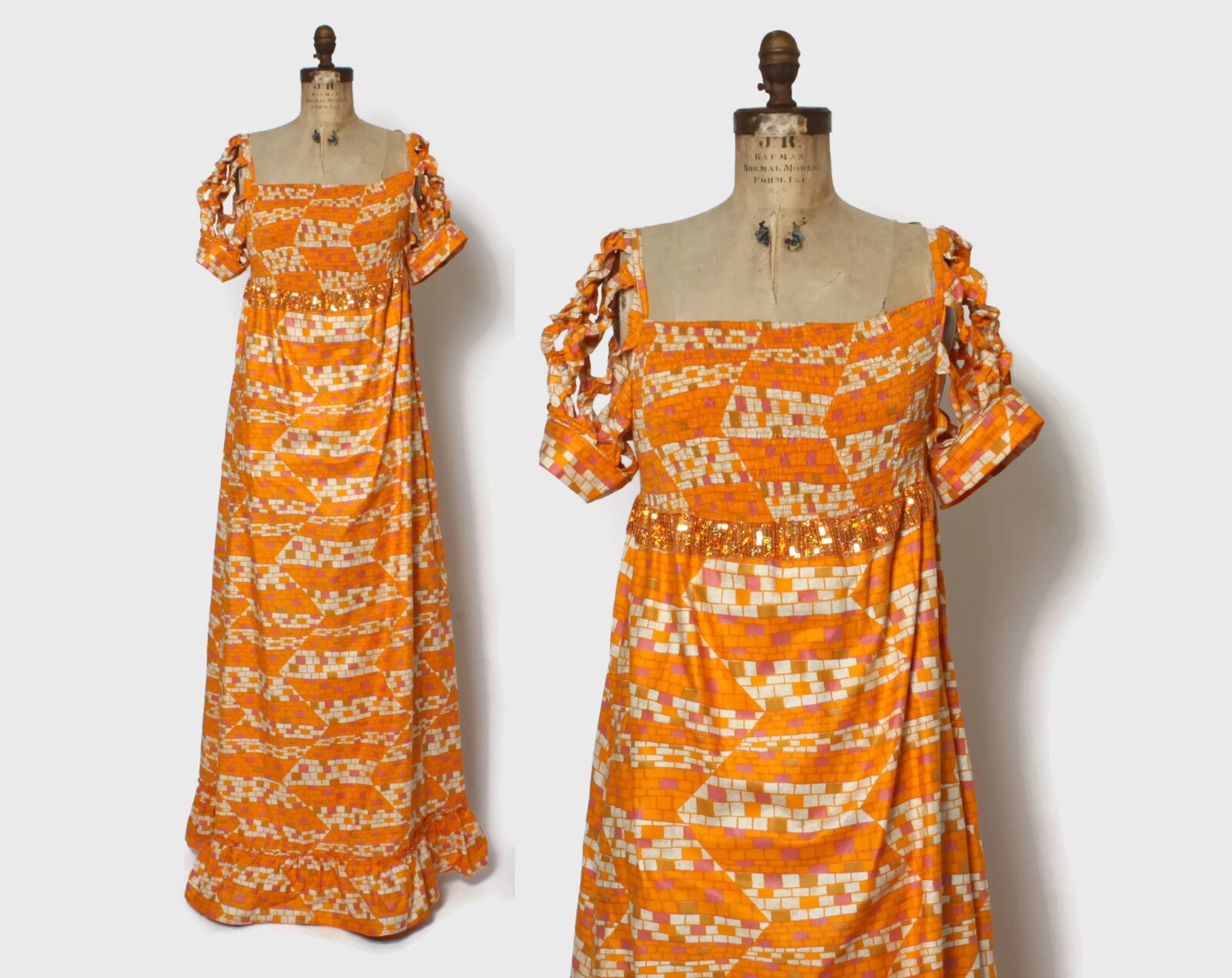 60s maxi dress