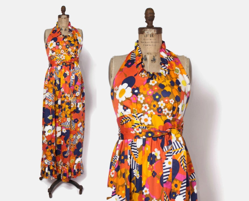 60s maxi dress