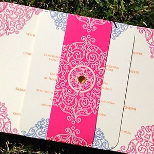 Indian Wedding Invitation Suite  - Printed Wedding Kankotri Cards and Envelopes