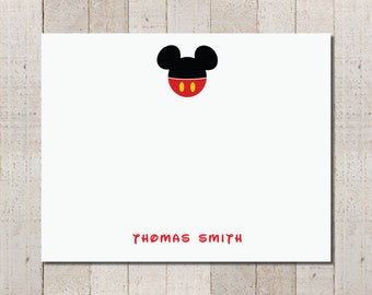 Mickey Stationery | Mickey Mouse Stationery | Personalized Mickey Stationery