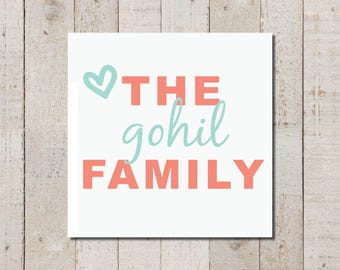 Personalized Family Gift Sticker | Set of 24