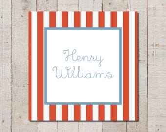 24 Gift Sticker set - personalized - name sticker