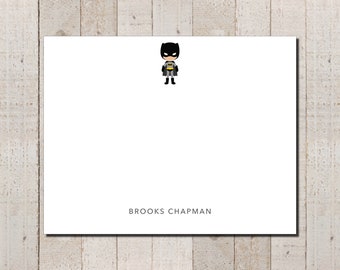 Batboy Boys Stationery | Super Hero Stationery | Bat boy Thank You