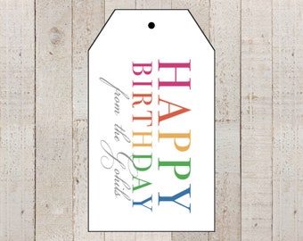 Cheers Gift Tag // Wine Tag // Personalized Tag // Party Favor Tag