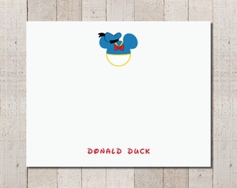 Donald Duck Stationery | Mickey Mouse Stationery | Personalized Mickey Stationery