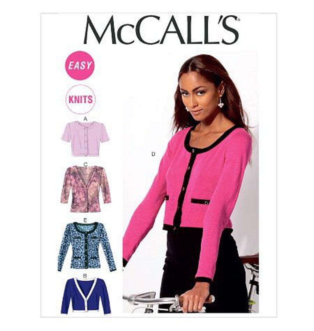 Mccalls 6708 Easy to Sew Classic Cardigan Jackets in Various Etsy