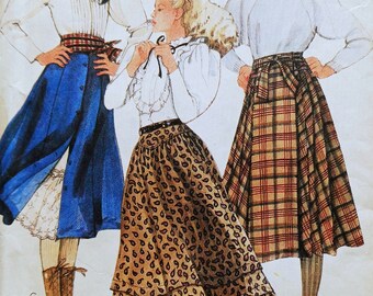 McCall's 8660:  Pattern for Three Different Skirts, Size 12