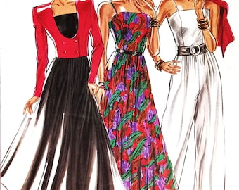 New Look 6226:  Rare Misses' Dress, Jumpsuit, and Jacket Uncut FF Pattern; Sizes 8. 10, 12, 14, 16, and 18