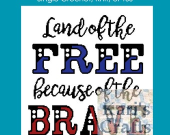 Patroon Land van de gratis Afghaanse deken: vasten, breien of TSS (digitale download)