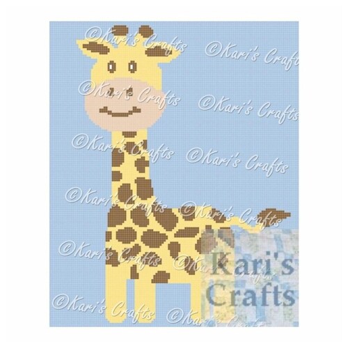 PATTERN Crochet Giraffe Baby Afghan PDF Instant Download Etsy