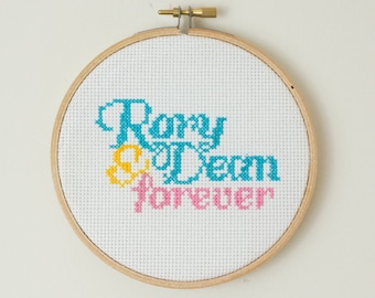 Gilmore Girls cross-stitch PATTERN