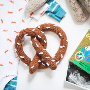 Pretzel Rattle Knitting Pattern - Etsy