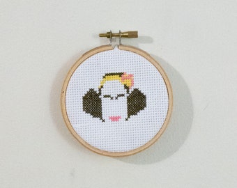 Ada Lovelace Mini Cross Stitch Pattern First Computer Programmer Mathematician