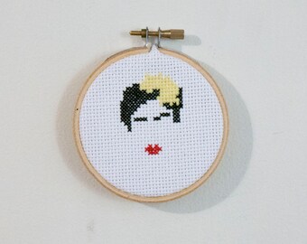 Billie Holiday Mini Cross Stitch Pattern