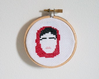 Mini Malala Yousafzai Cross Stitch Digital Pattern