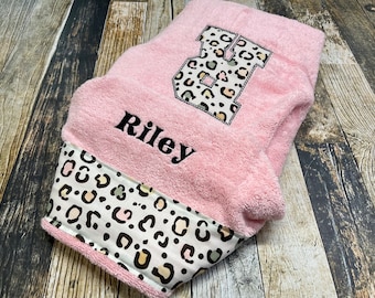 Personalized Hooded Infant / Child Towel - Bath or Beach