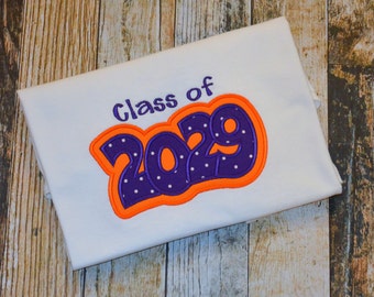 Class of 2029 Tshirt - Personalized with Child's Future Graduation Year - Available in Many Colors - Watch me Grow Tshirt