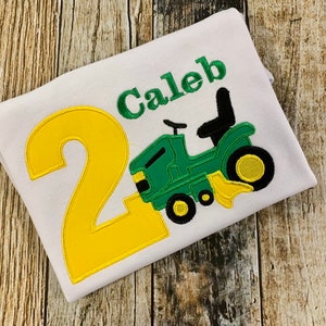 Riding Lawnmower Child&#39;s Tshirt - Personalized with Child&#39;s Name and Age