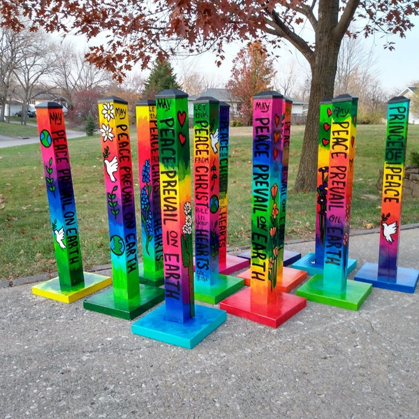 Peace Pole Etsy