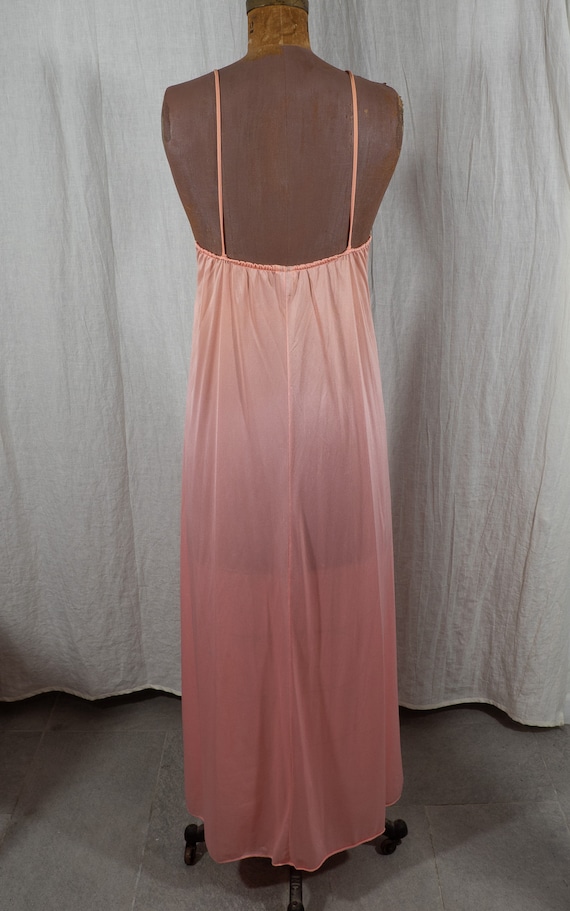Vintage 1960's Pink Nightgown and Peignoir Set Si… - image 7