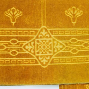 Deco Cut Velvet Fabric Camel Color - Pillow Perfect - 2 Pieces