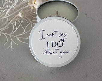 Bridesmaid Proposal Candle, Soy Candle,Tin Candle,Personalised Gift for her, Bomboniere, Bridesmaid Proposal Gift