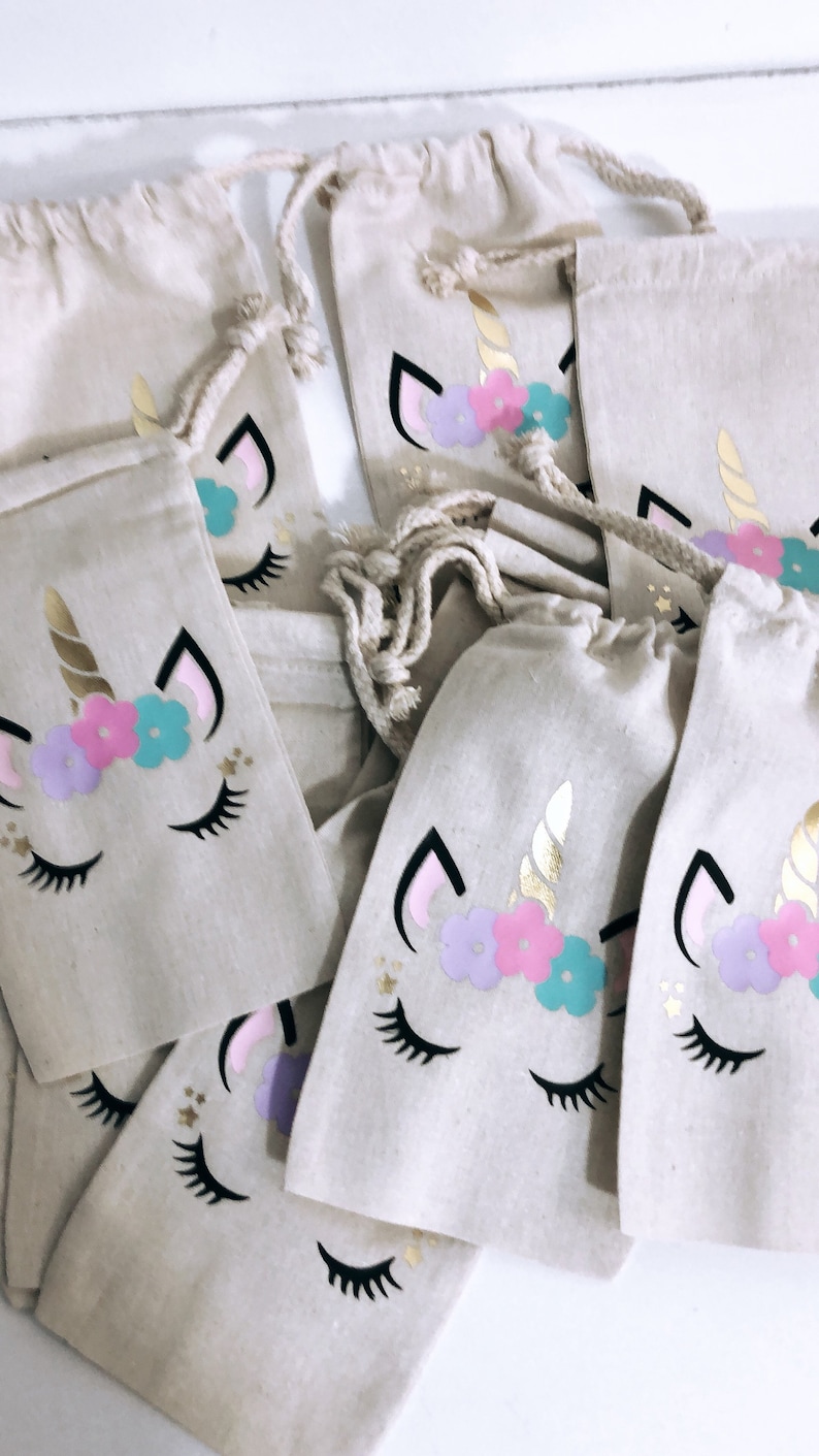 Unicorn Party Favor Bags Party Bag Unicorn Pary Kids Party Etsy Australia