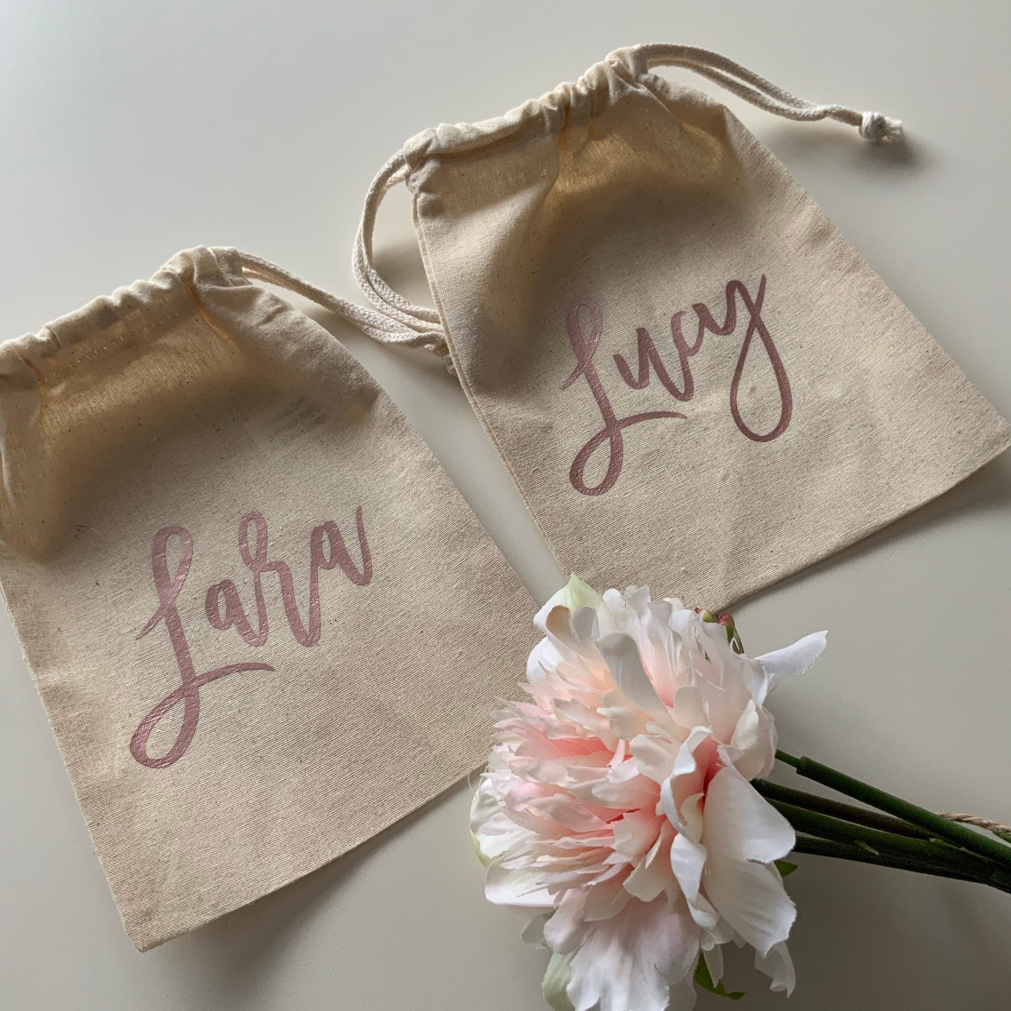 Favour Bag Personalised Favour Bag Wedding Gift Cotton Bag Etsy