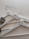 Personalised Coat Hanger|Wooden Hanger| Brides Dress Hanger| White Wooden Hanger|CustomHanger|Maid of Honour|Bridesmaid Hanger|Dress Hanger product logo