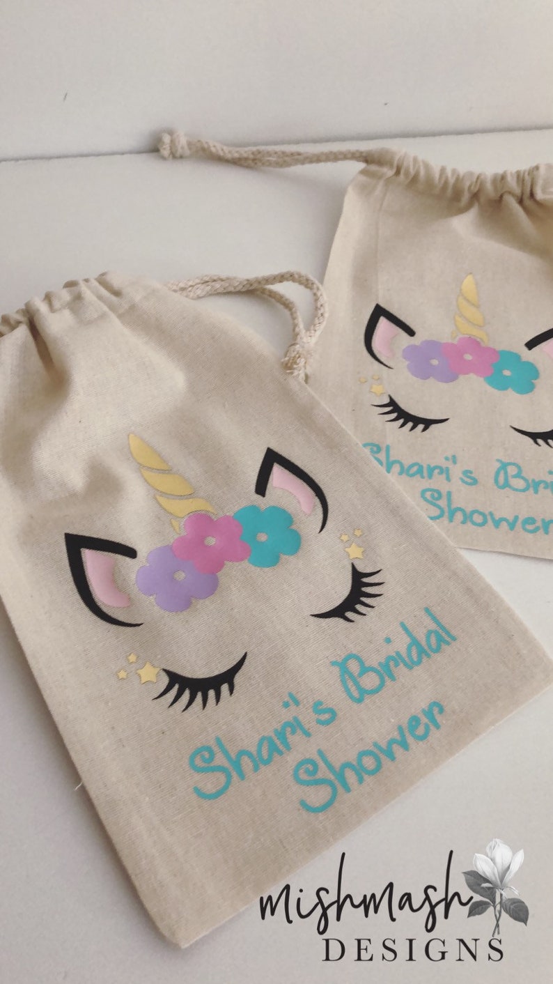 Unicorn Party Favor Bags Party Bag Unicorn Pary Kids Party Etsy Australia