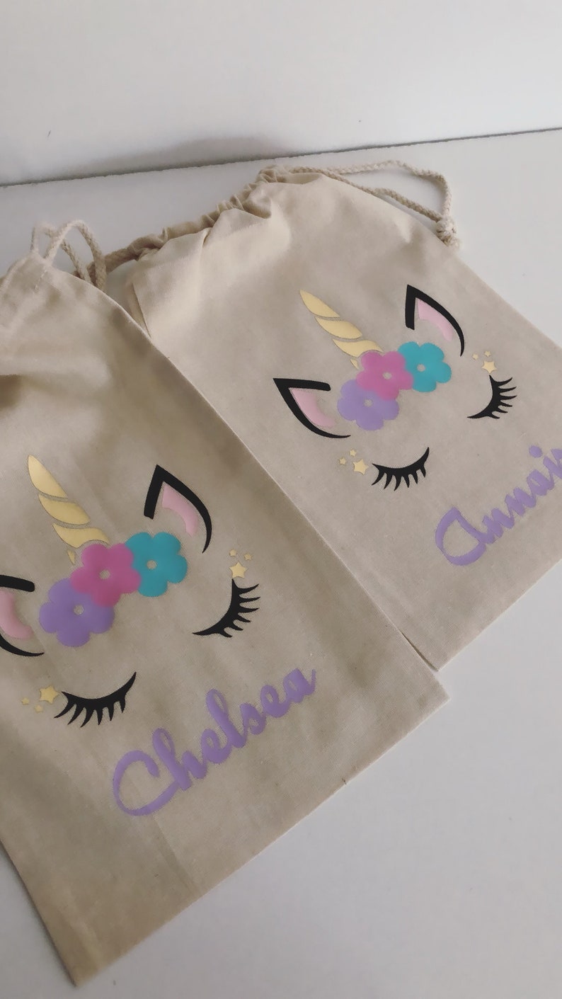 Unicorn Party Favor Bags Party Bag Unicorn Pary Kids Party Etsy Australia