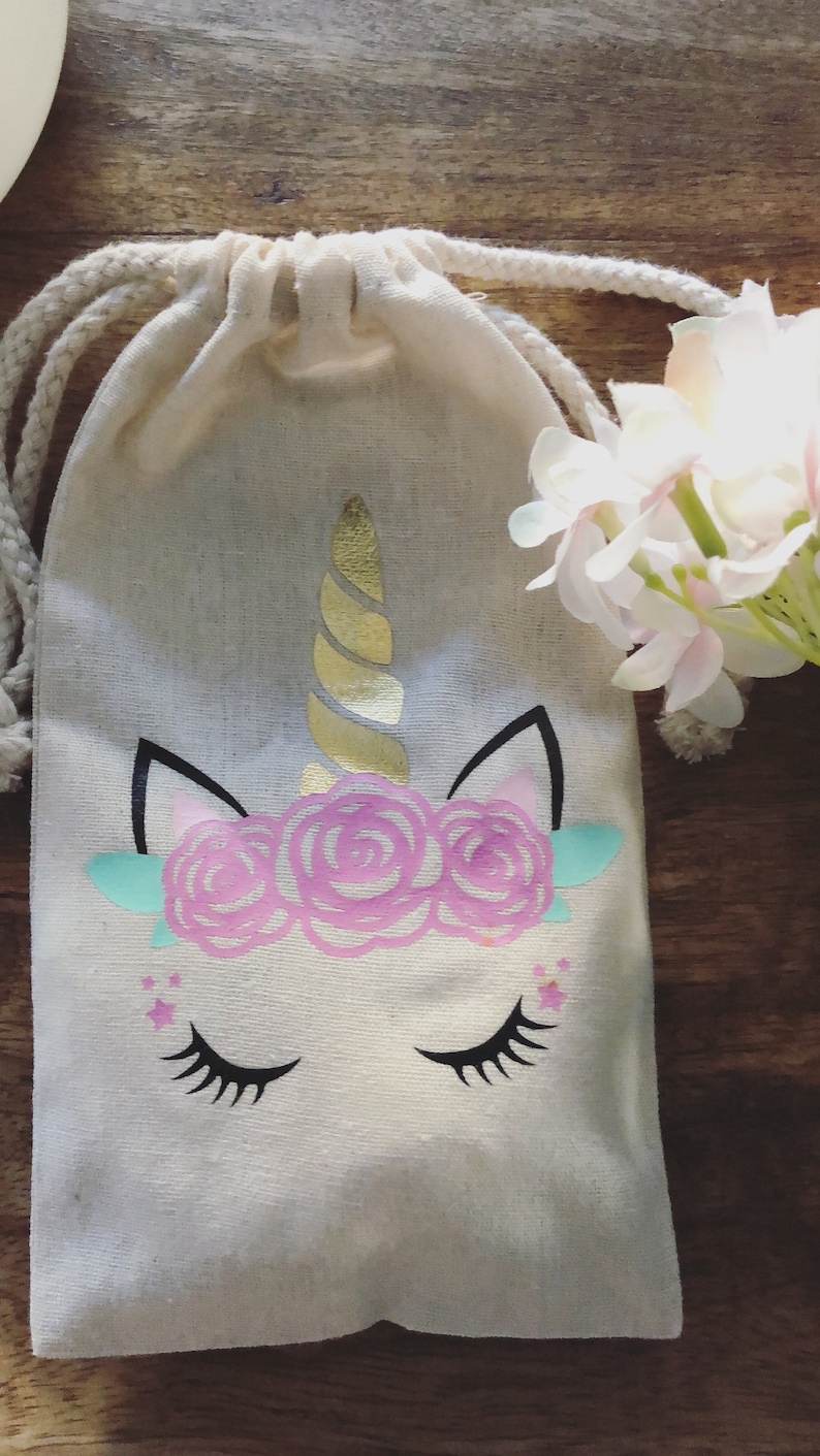 Unicorn Party Favor Bags Party Bag Unicorn Pary Kids Party Etsy Australia