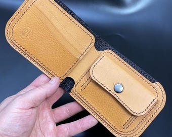 Stylish bifold wallet. A digital template.
