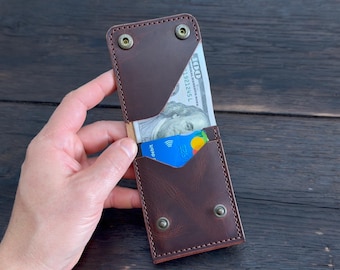 Pattern for a minimalist, ultra-thin, and stylish wallet
