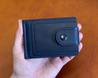 Incredibly cool clip wallet for banknotes, cards with a compartment for coins