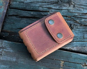Wallet - OPTIMUS bi-fold made of vintage leather