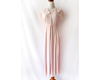light pink vintage 90s nina piccalino dress size 10