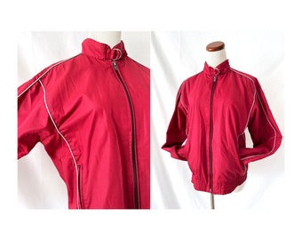 tino rienzi of ny  / vintage 1980s wind breaker / member only/ light  jacket / medium